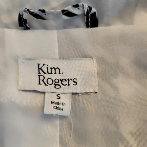 NWT Kim Roger's Rain jackets Gingham Size Small - Picture 4 of 6